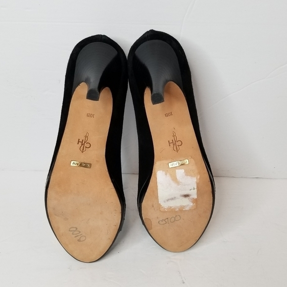 Cole Haan Suede peep toes heels - Picture 7 of 7